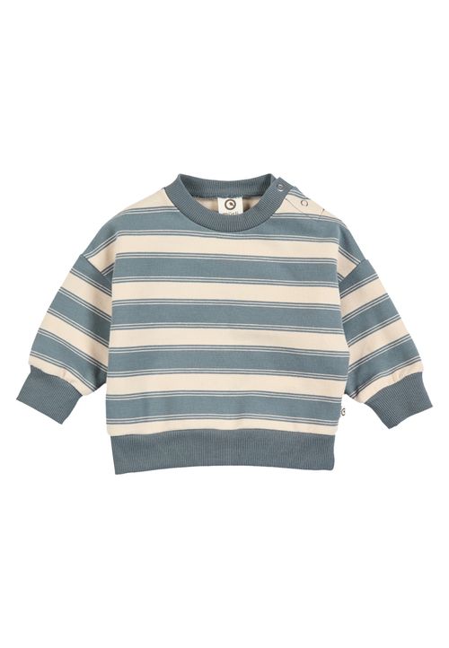 Müsli by Green Cotton Babysweatshirt Streifen blau 56