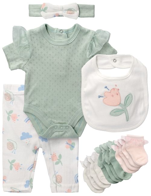 Lily & Jack 10 Teile Set Wolke grün