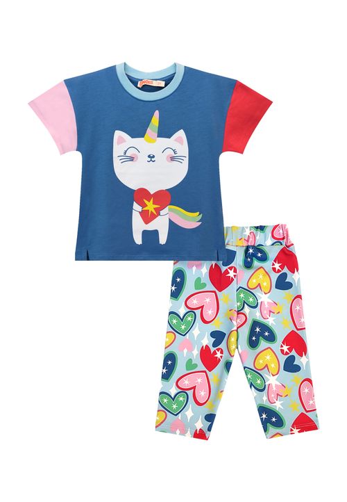 Denokids Set Herzen blau 92