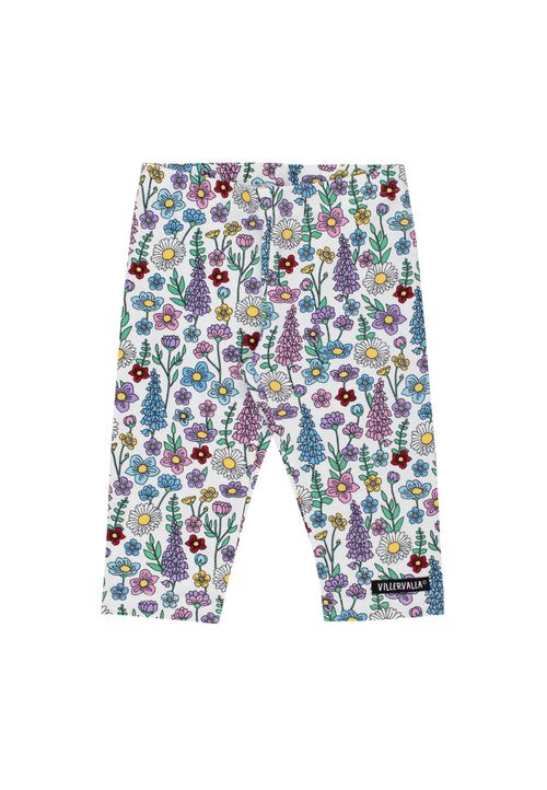 Villervalla Leggings Floral weiss 86