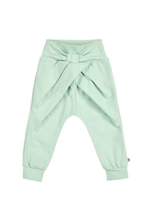 Green Cotton Babyhose hellgruen 74