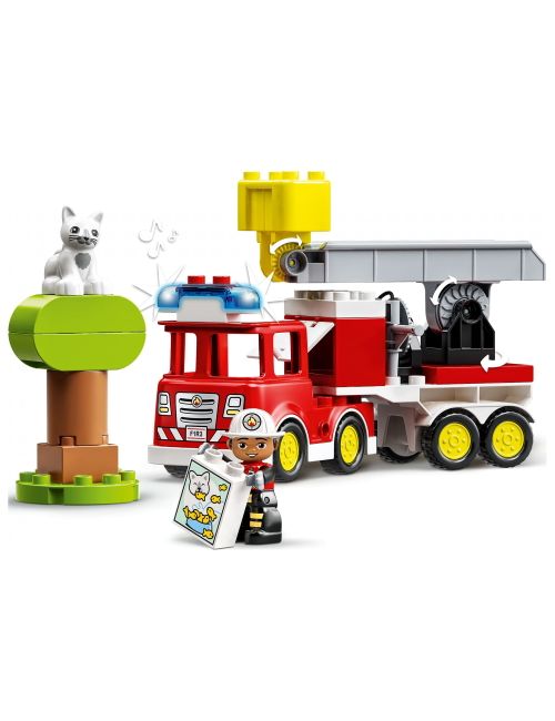 LEGO® DUPLO® 21 Stück LEGO® Feuerwehrauto 17x28x17 cm 2+ Jahre bunt