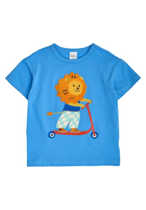 Green Cotton T-Shirt blau 86