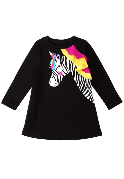 Kleid Mädchen schwarz 104