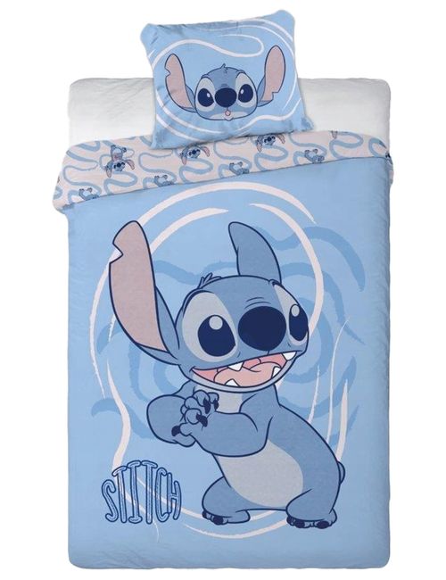 Disney 2 pièces Linge de lit Stitch 70x90 cm Bleu clair