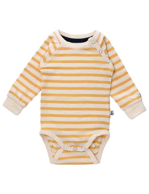 Ebbe Kids Body Streifen beige Yellow stripe 80 (9-12 Monate)
