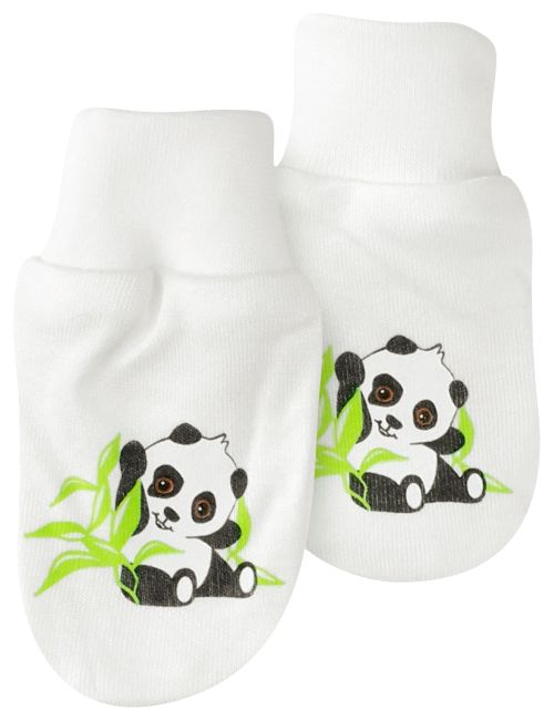 Baby Sweets Handschuh Happy Panda grün 74 (6-9 Monate)