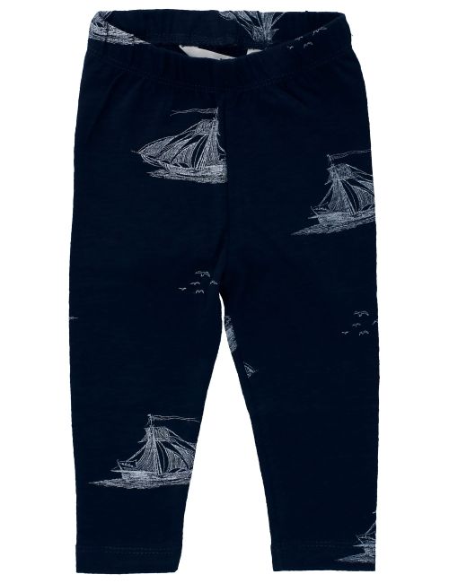 Ebbe Kids Leggings Schiff navy Navy Ships 74 (6-9 Monate)