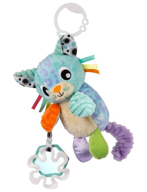 Playgro Sensory Friend Hängespielzeug Rassel 37 cm 0+ Monate bunt Katze Atka