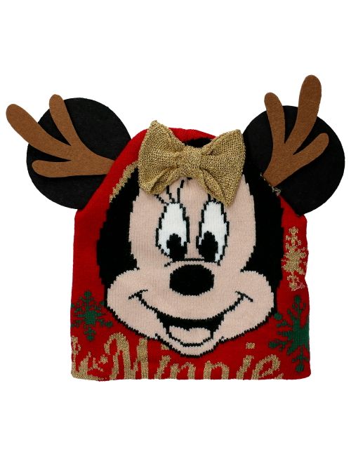 Disney Bonnet d'hiver Minnie Mouse Rouge 48-50cm