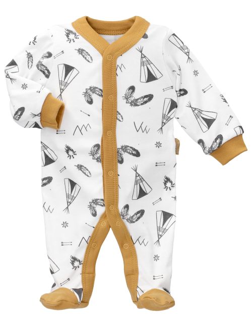 BAMAR Schlafanzug Indianer senfgelb 50 (Neugeborene)
