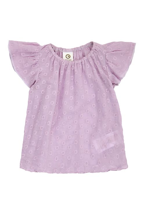 Green Cotton Baby T-shirt lila 56