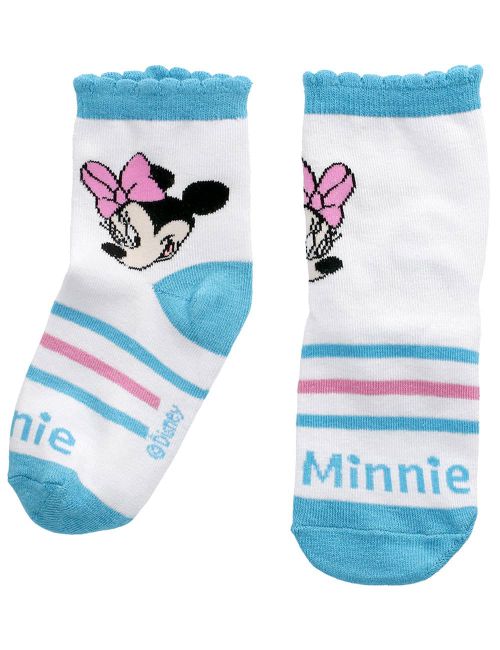 Disney Strümpfe Minnie Mouse Streifen blau 98/104 (3-4 Jahre)