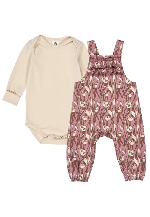 Müsli by Green Cotton Set Blumen rosa 56