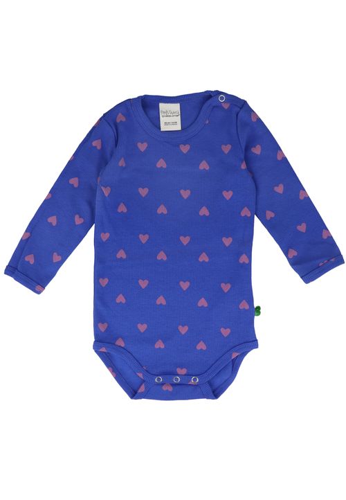 Fred s World by Green Cotton Langarmbody Punkte blau 62
