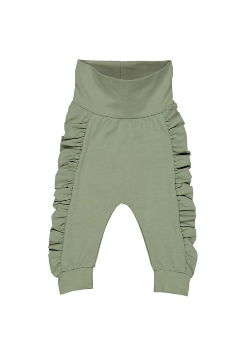 Müsli by Green Cotton Babyhose Unifarben grün 56