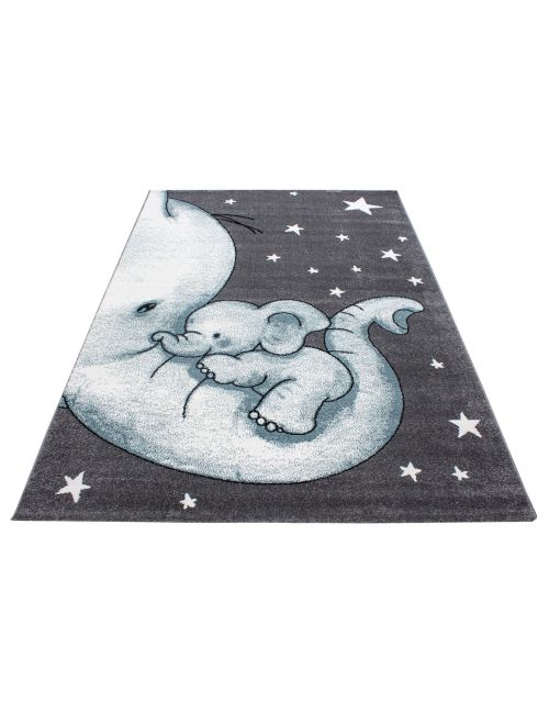 Teppich Elefant Sterne blau 80x150