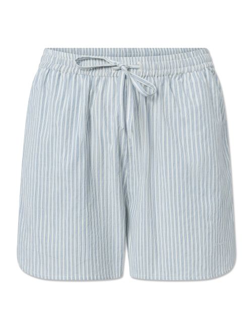 STUDIO FEDER Shorts Streifen blau/weiß X-Small