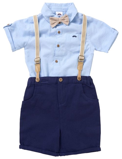 Little gent 4 pièces Ensemble Bleu clair