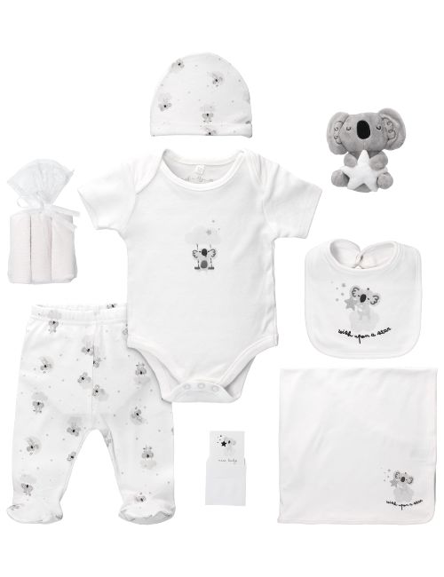 Rock A Bye Baby Boutique 10 Teile Set Koala weiß 50/56 (Neugeborene)