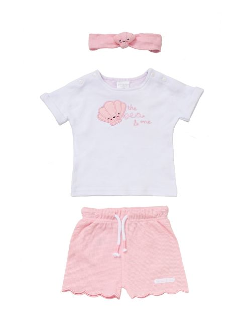 Rock A Bye Baby Boutique 3 pièces Ensemble Volant Blanc