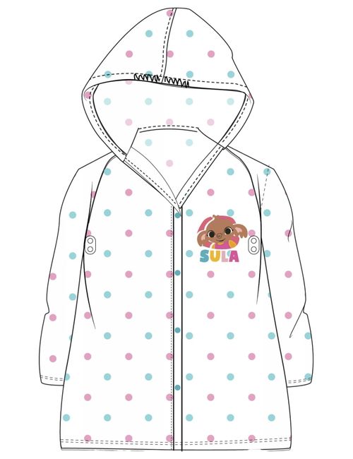 Bing Veste de pluie Bing Points Déperlant et coupe-vent Blanc