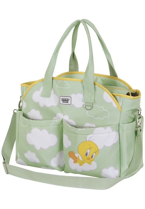 Warner Bros. Looney Tunes Tweety Clouds-Mommy Baby Wickeltasche 32x44x17 cm gruen Onesize Kinder