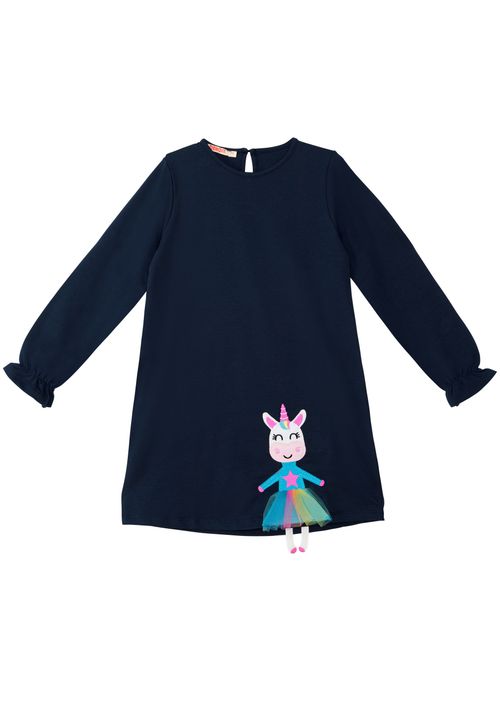 Denokids Animal Print dunkelblau 110