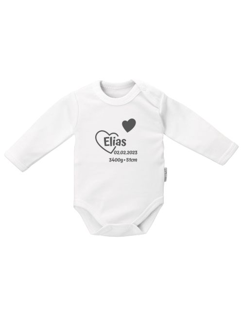 Baby Sweets Body Personalisierbar weiß 68 (3-6 Monate)