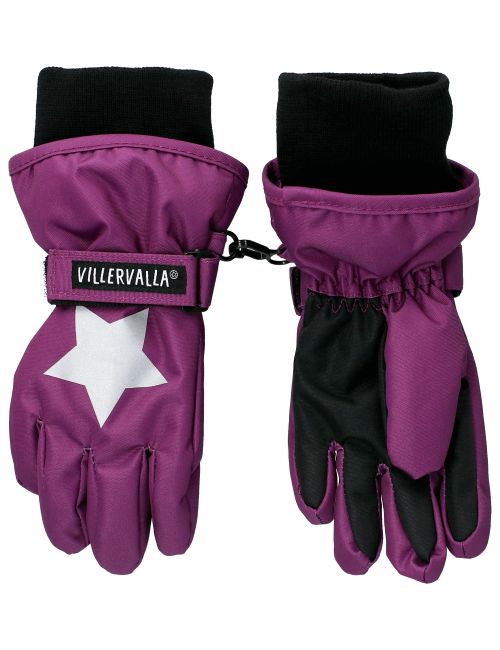 Villervalla Handschuhe Sterne Wasserdicht (8000mm) lila