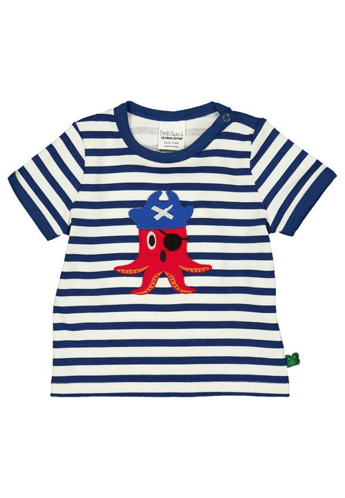 Fred s World by Green Cotton Babyshirt Streifen dunkelblau 80