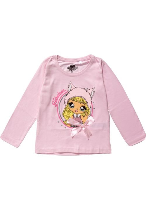 Na! Na! Na! Surprise Langarmshirt Unifarben rosa 110