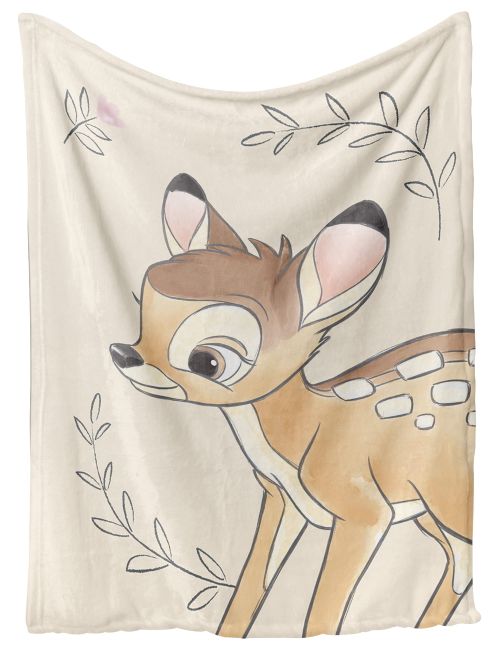 Disney Decke Bambi Fleece 100x140 cm beige