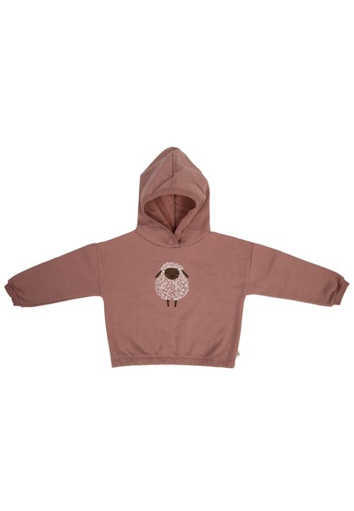 Müsli by Green Cotton Kapuzenpullover Unifarben rosa 104