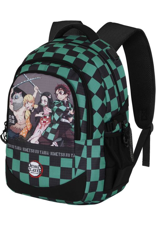 Demon Slayer Akushon-PLUS Running Rucksack 34x46x21 cm grün Onesize Kinder