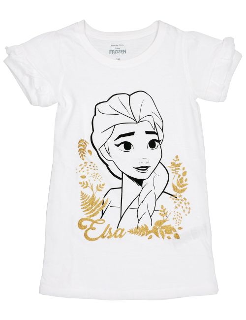 Disney Longshirt Frozen Floral WHITE 134 (8-9 Jahre)