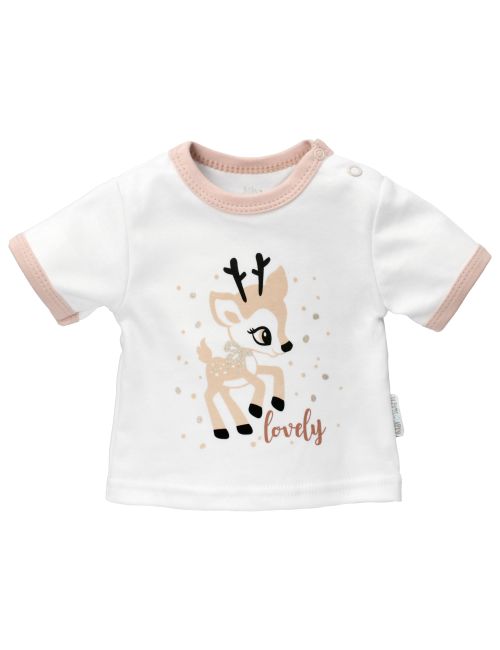 Baby Sweets T-shirt Chevreuil Lovely Deer Blanc Naissance (56 cm)