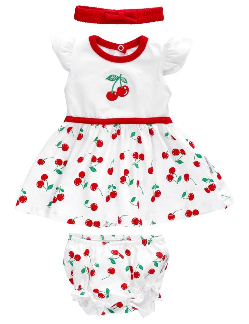 Baby Sweets 3 Teile Set Kirschen rot 3-6 Monate (68)