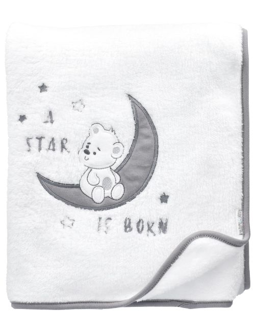 Baby Sweets Decke Bär A Star Is Born Sterne weiß