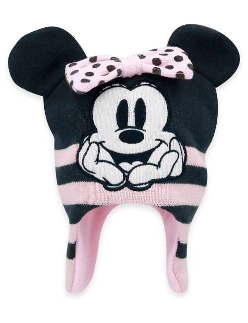 Disney Mütze Minnie Mouse Streifen schwarz 12-18 Monate (86)