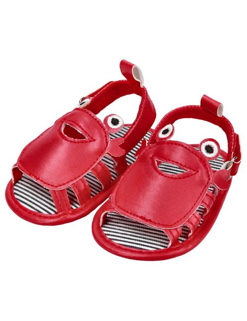 Rock a Bye Sandalen Krabbe Streifen rot 74/80 (9-12 Monate)