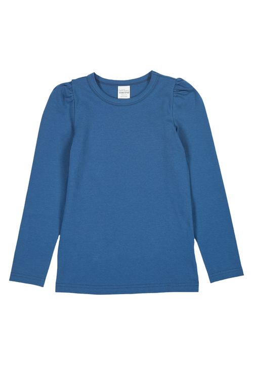 Fred s World by Green Cotton Langarmshirt Unifarben blau 128