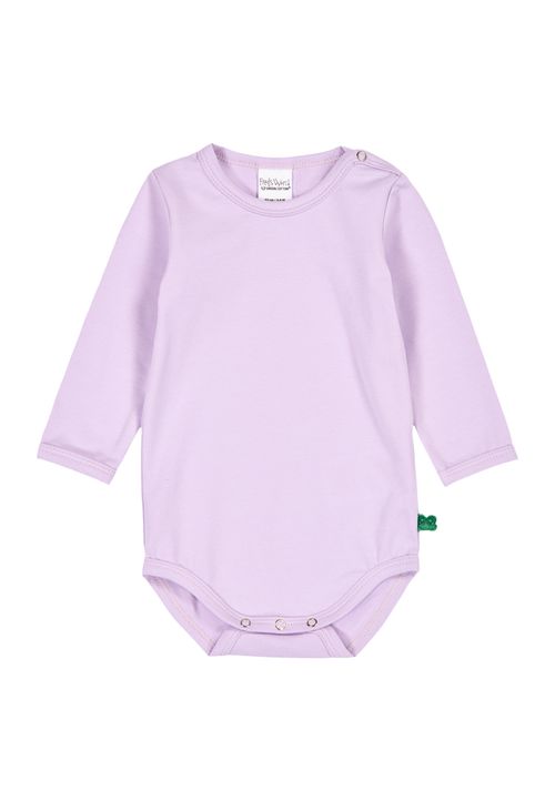 Fred s World by Green Cotton Langarmbody Unifarben lila 98