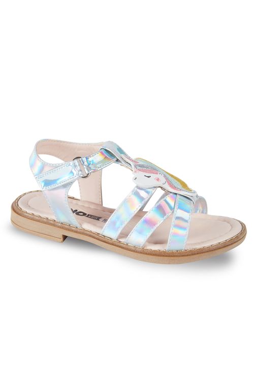 Denokids Unicorn Sandale Mädchen silber 31