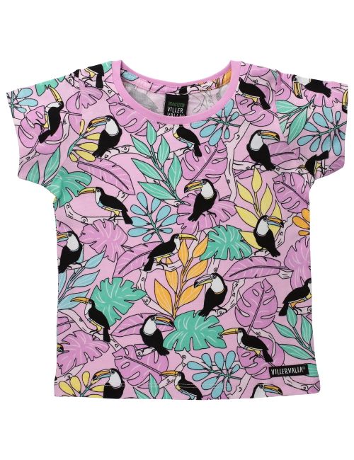 Villervalla T-Shirt Tukan rosa 92 (18-24 Monate)