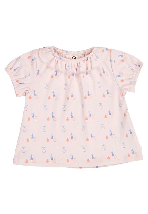 Green Cotton Babyshirt rosa 68