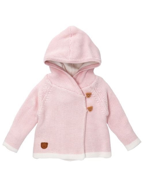 Rock a Bye Gilet Ours Capuche Rose 3-6M (62-68 cm)