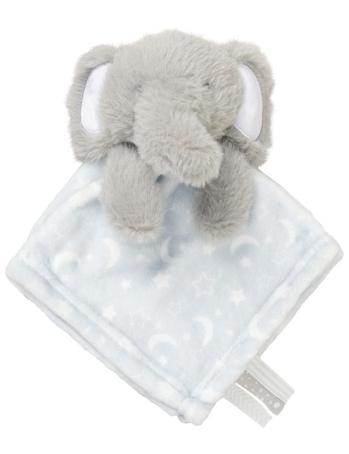 Snuggle Tots Doudou mouchoir Lapin Étoiles Gris