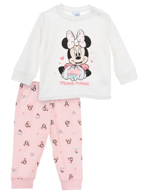 Disney Baby 2 Teile Set Minnie Mouse creme 92/98 (2-3 Jahre)