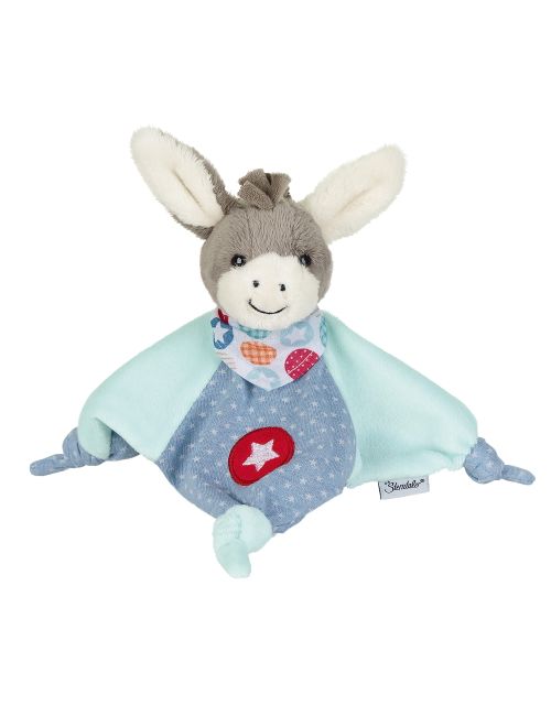 Sterntaler Doudou mouchoir Âne Étoiles Peluche 0+ mois Multicolore